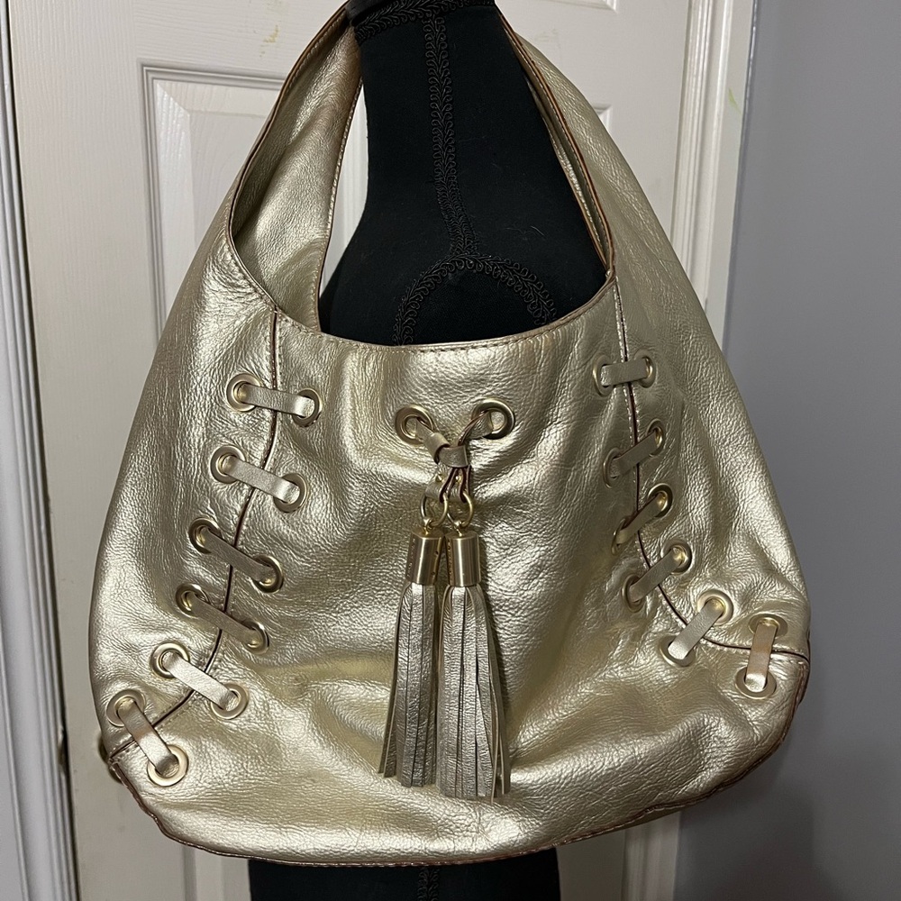 Michael Kors Gold Metallic Women's Bag Vintage